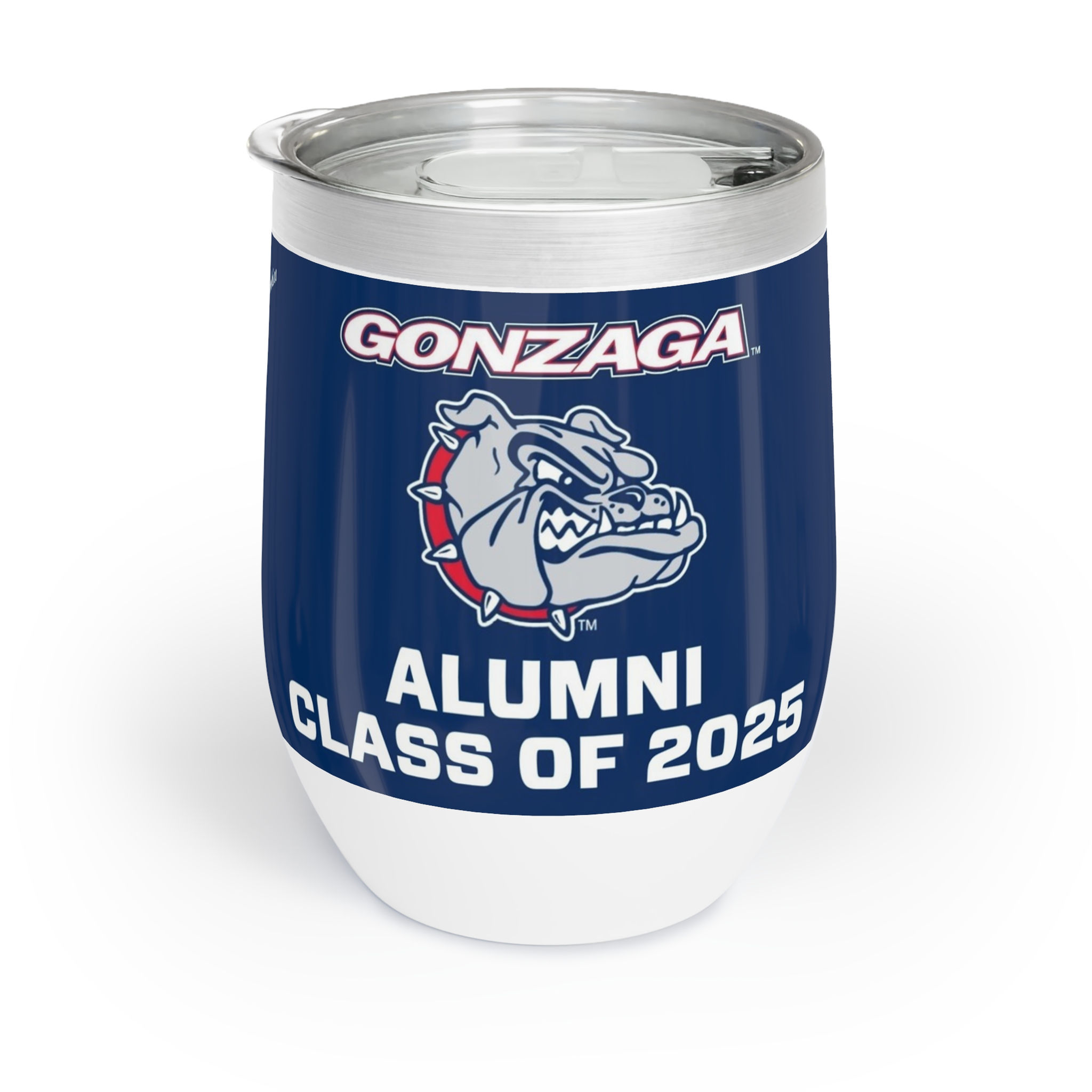 Gonzaga Bulldogs ALUMNI CLASS OF (Choose Your Grad Year) Wine Insulated Tumbler