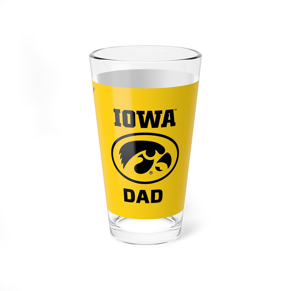 Thumbnail: Iowa Hawkeyes DAD Pint Glass - Fan Cup