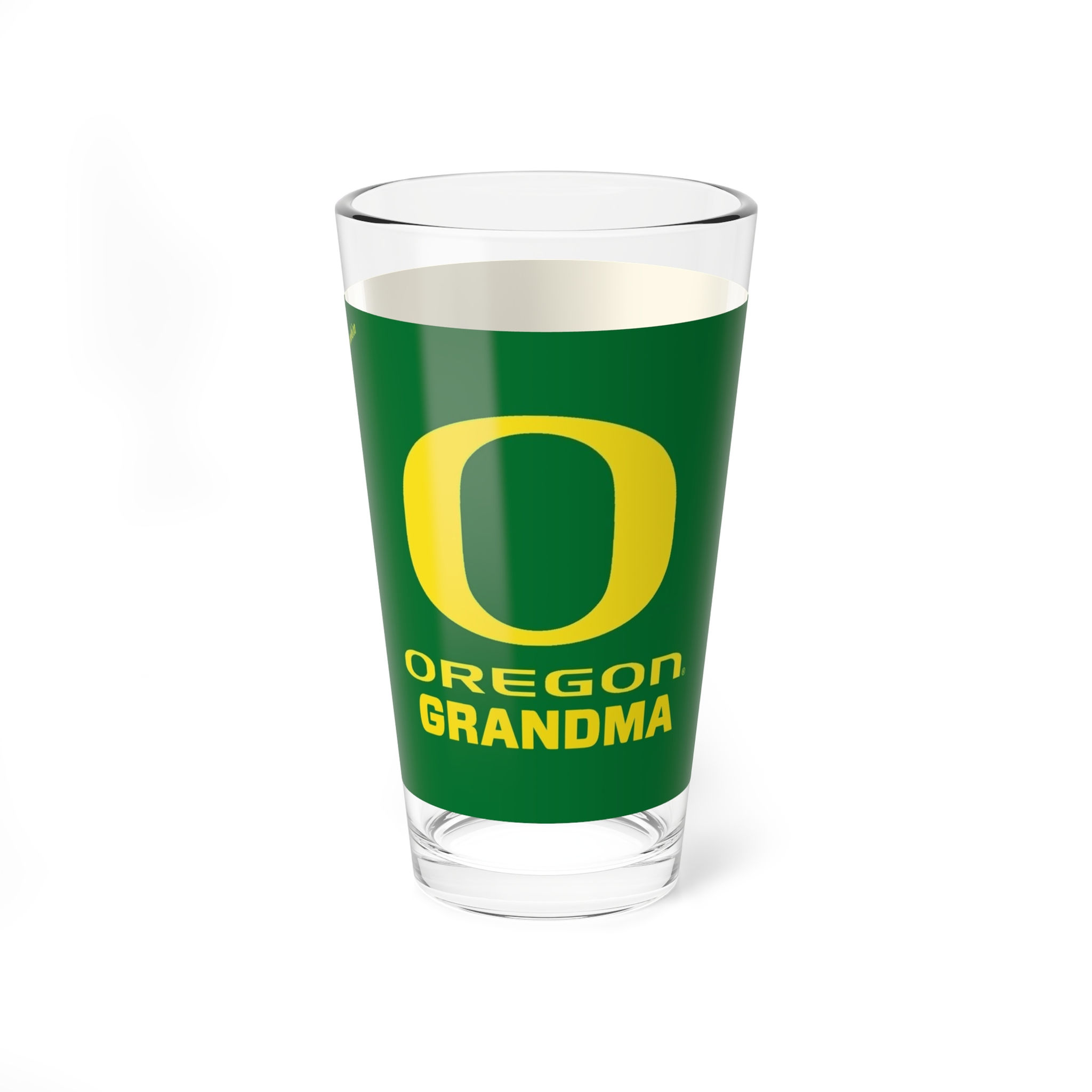 Oregon Ducks GRANDMA Pint Glass - Fan Cup