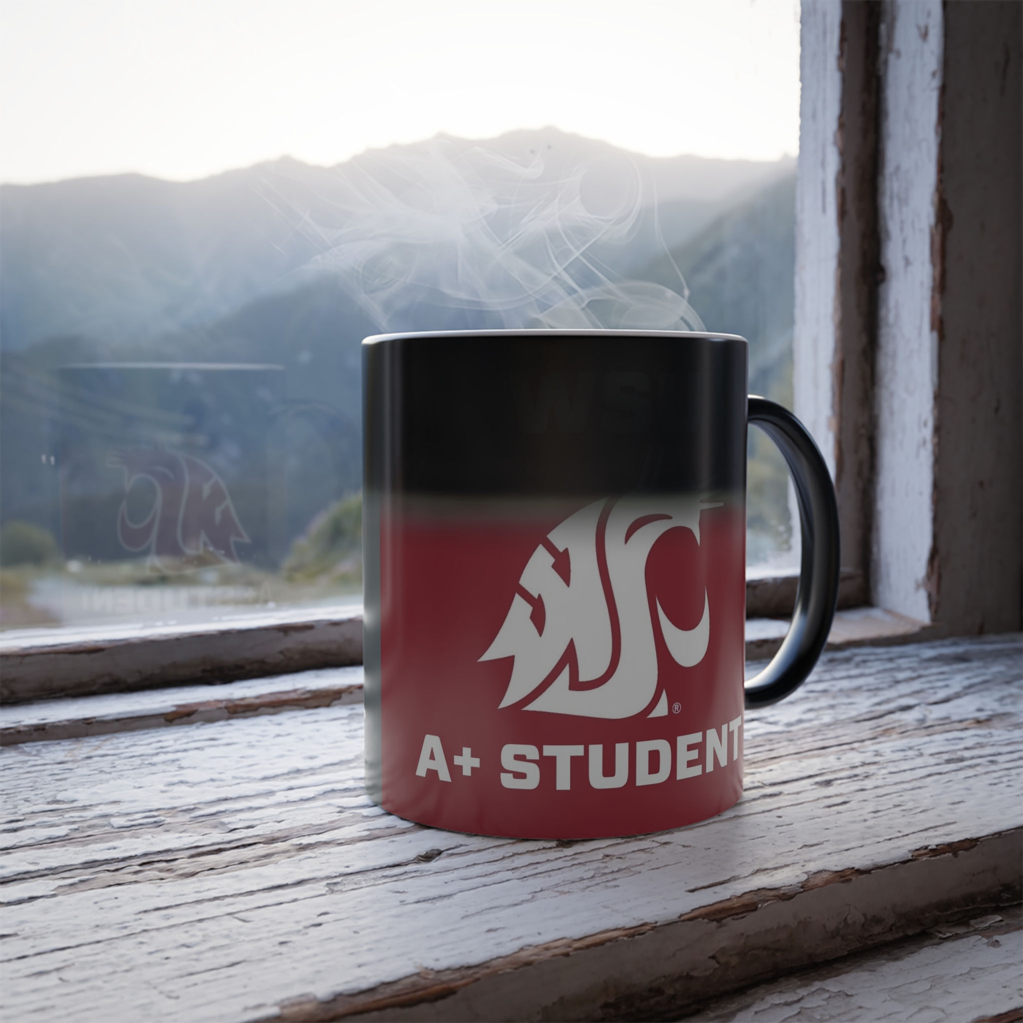 Color Changing! Washington State Cougars A+ STUDENT ThermoH Morphin Coffee Mug