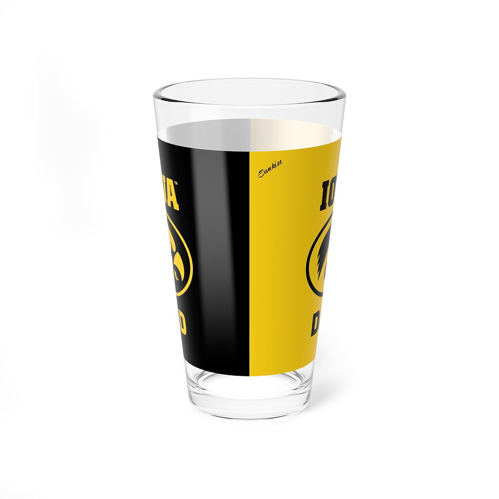 Thumbnail: Iowa Hawkeyes DAD Pint Glass - Fan Cup