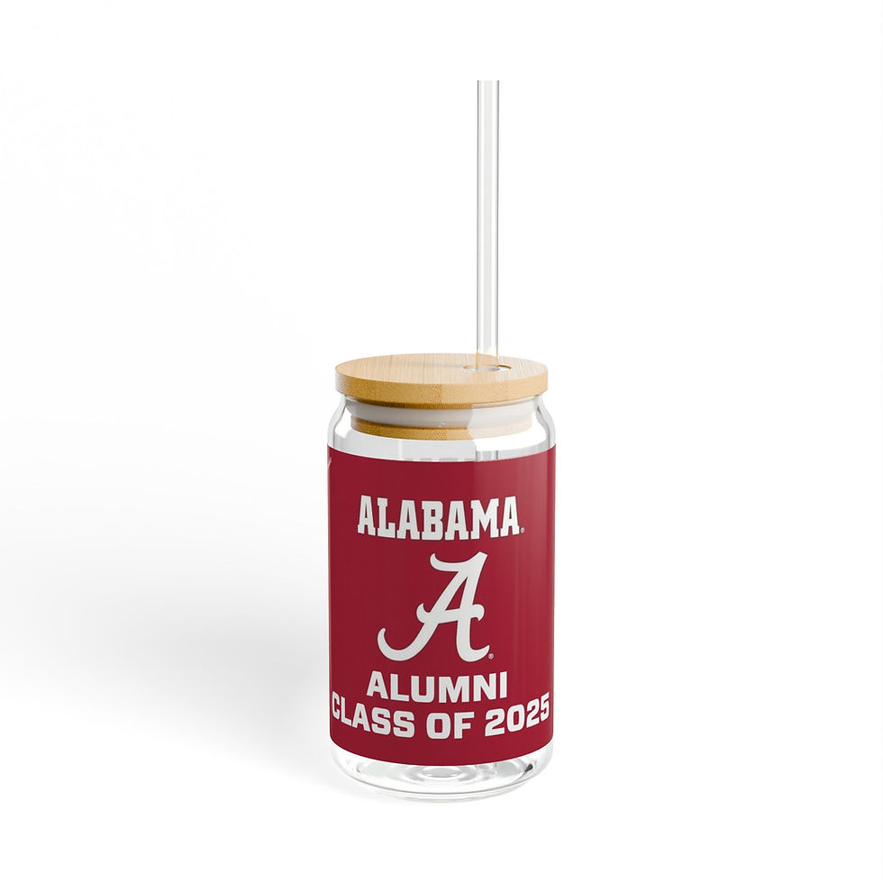 Thumbnail: Alabama Crimson Tide ALUMNI CLASS OF (Choose Your Grad Year) Sipper Glass