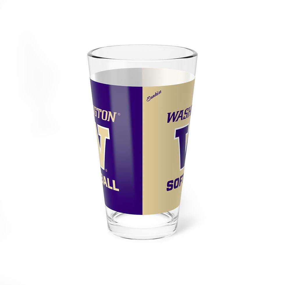 Thumbnail: Washington Huskies SOFTBALL Pint Glass - Fan Cup