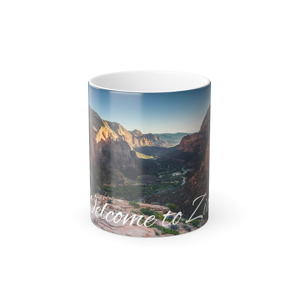 Thumbnail: Color Changing! Zion National Park ThermoH Morphin Ceramic Coffee Mug