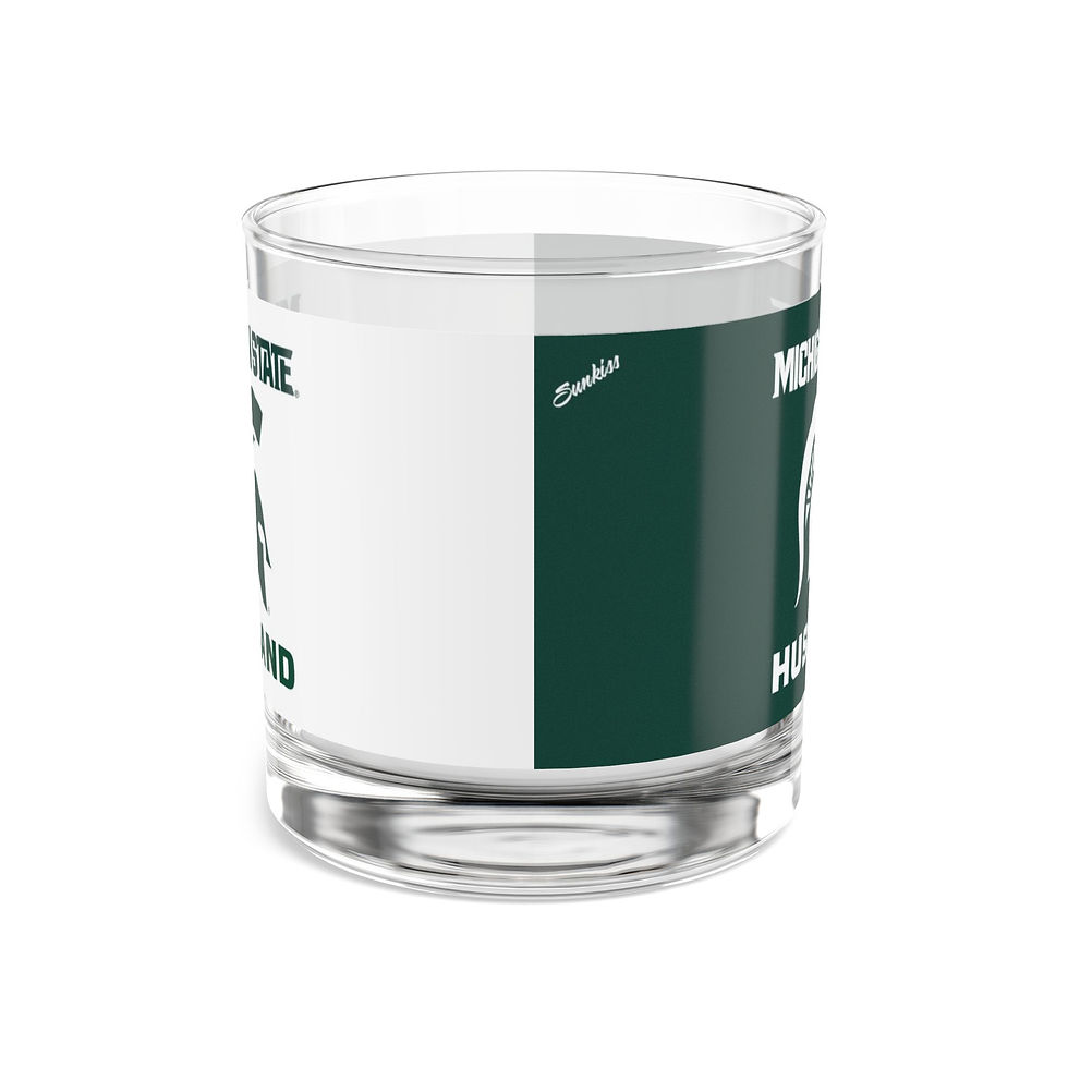 Thumbnail: Michigan State Spartans HUSBAND Old Fashioned Rocks Glass - Fan Cup