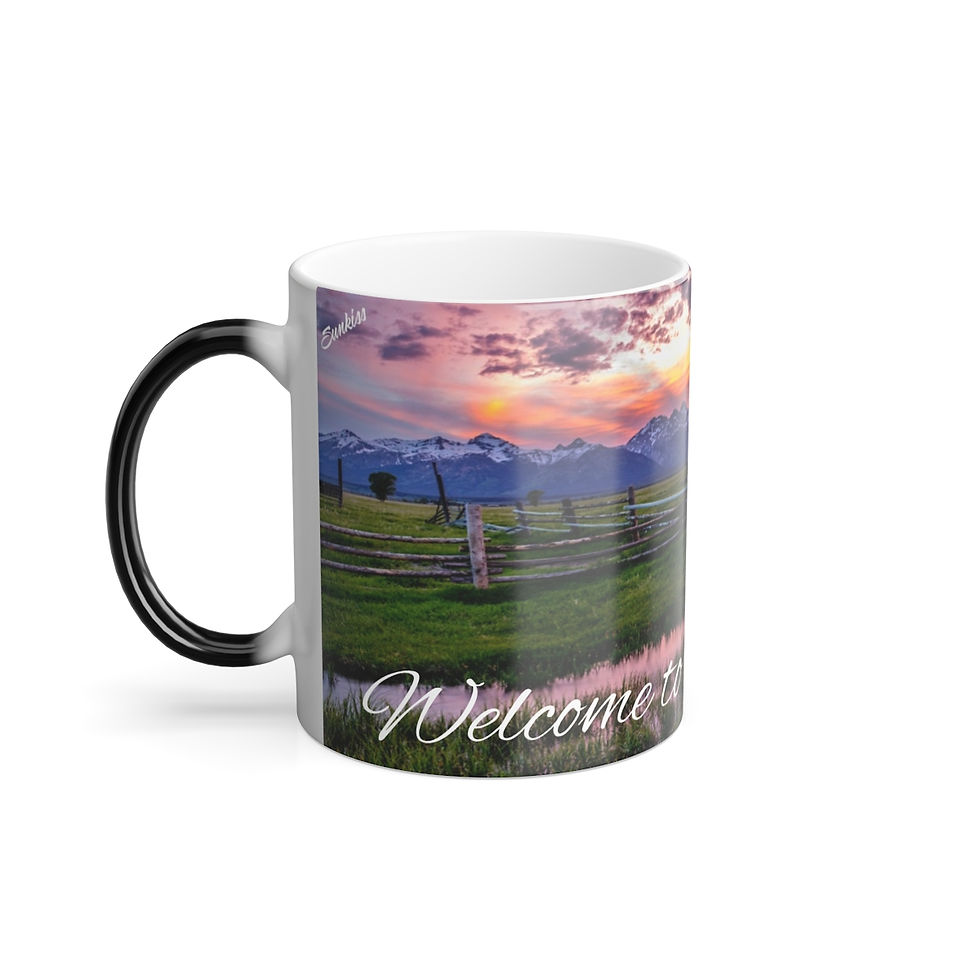 Thumbnail: Color Changing! Grand Teton National Park ThermoH Morphin Ceramic Coffee Mug