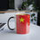 Thumbnail: Color Changing! China Country Flag ThermoH Morphin Ceramic Coffee Mug