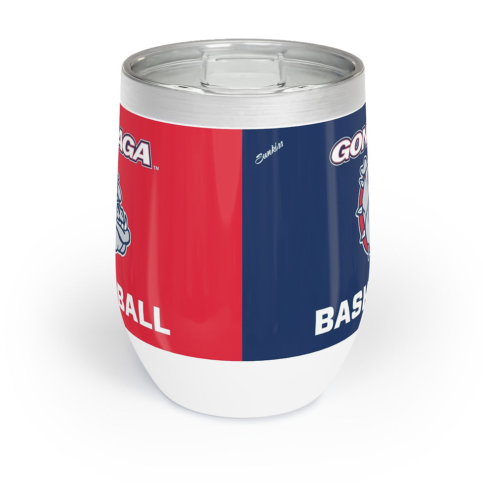 Thumbnail: Gonzaga Bulldogs BASKETBALL Chill Wine Insulated Tumbler - Fan Cup