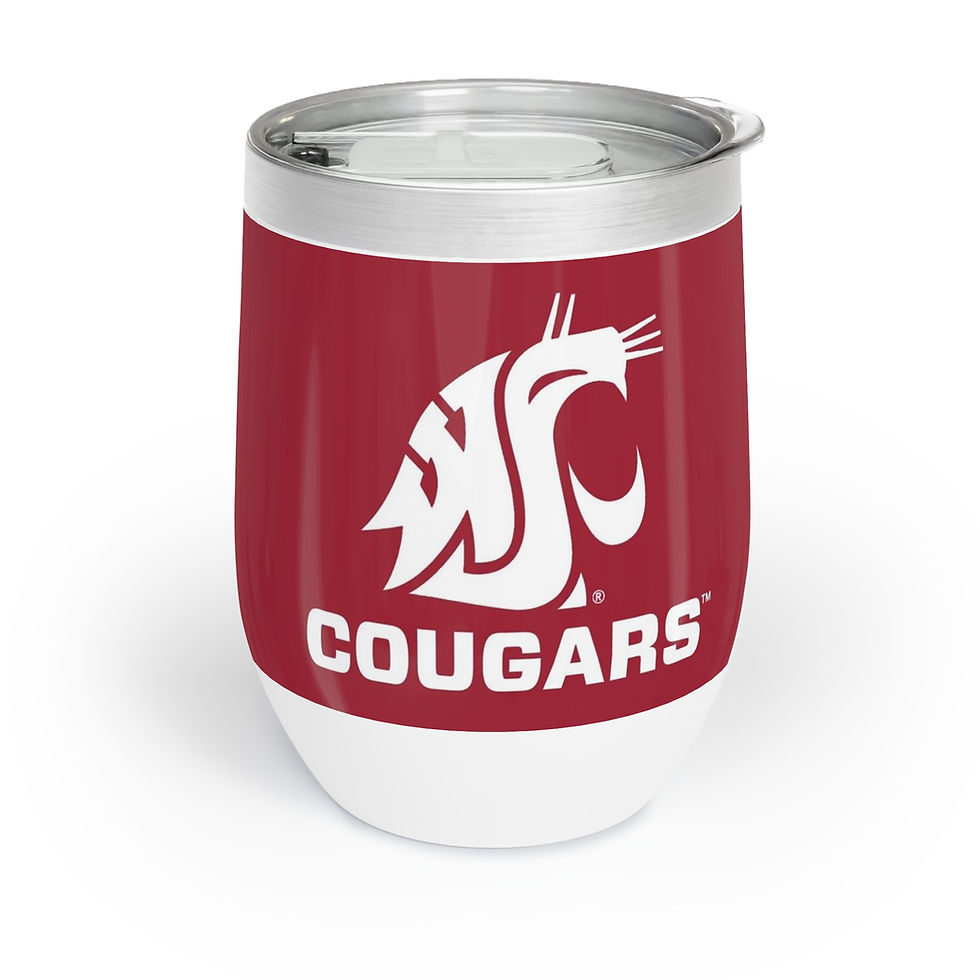 Thumbnail: Washington State COUGARS Chill Wine Insulated Tumbler - Fan Cup