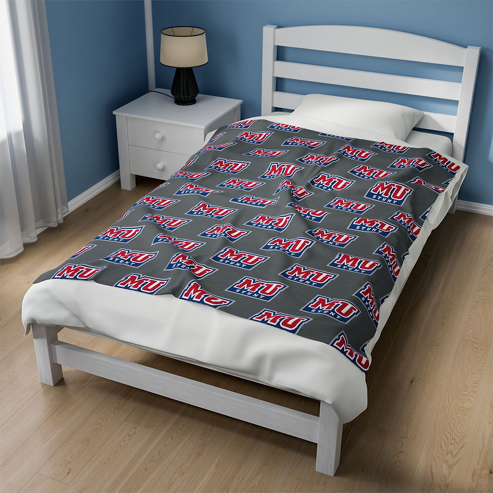 Thumbnail: MU Stunt Velveteen Plush Blanket