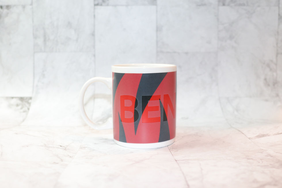 Thumbnail: Black & Orange Bengal Stripes ThermoH Exray Mug