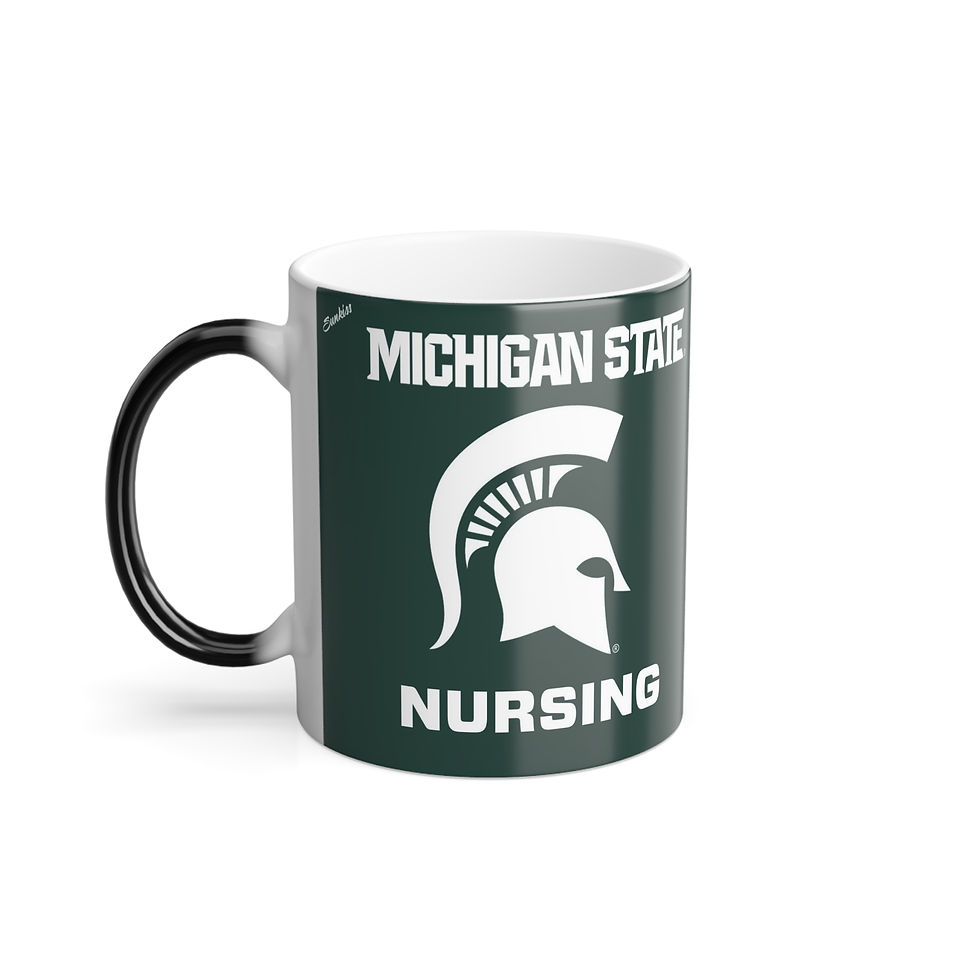 Thumbnail: Color Changing! Michigan State Spartans NURSING ThermoH Morphin Coffee Mug