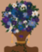 Flower Head Goddess
