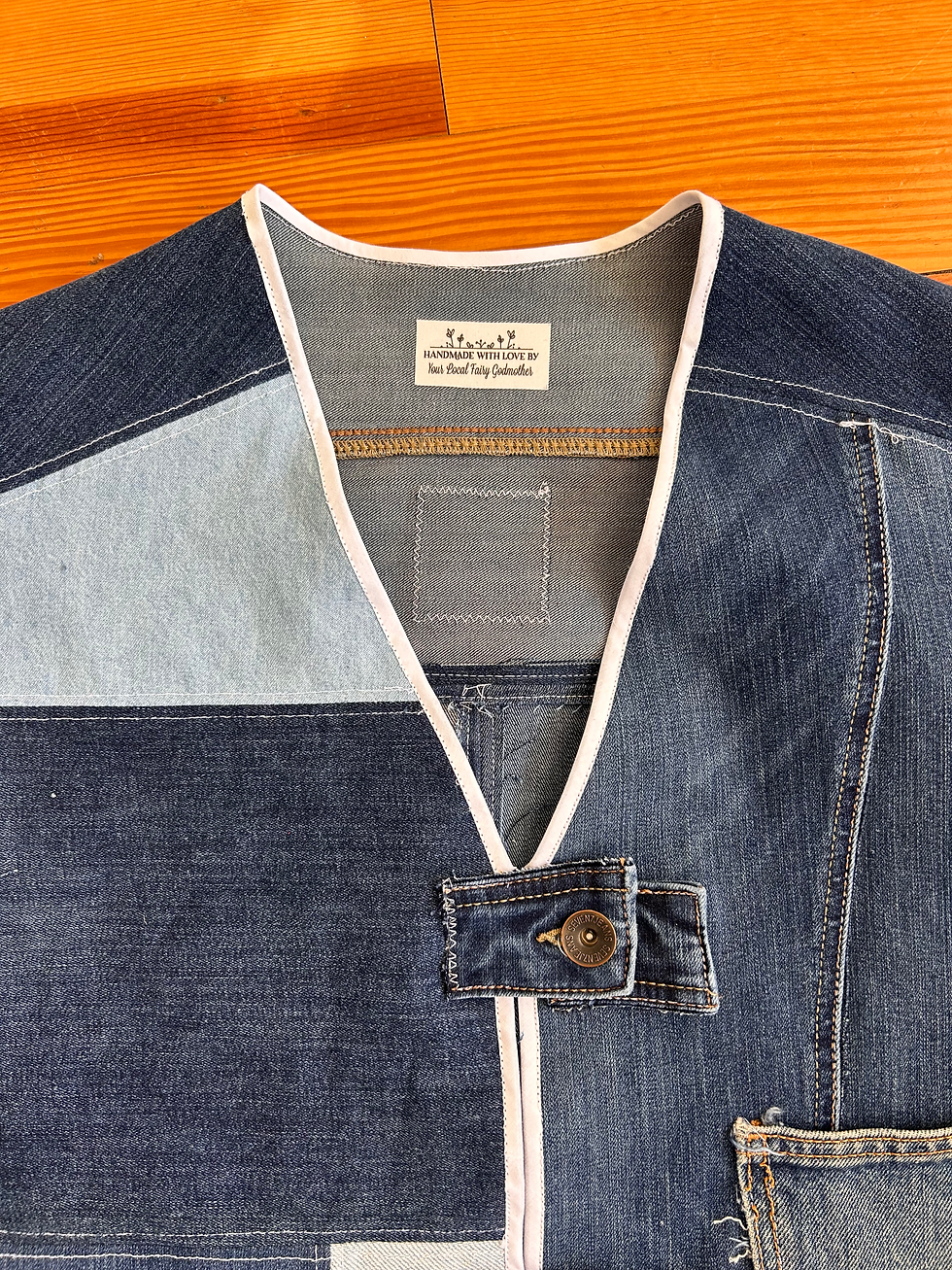 Thumbnail: Patchwork Denim Vest