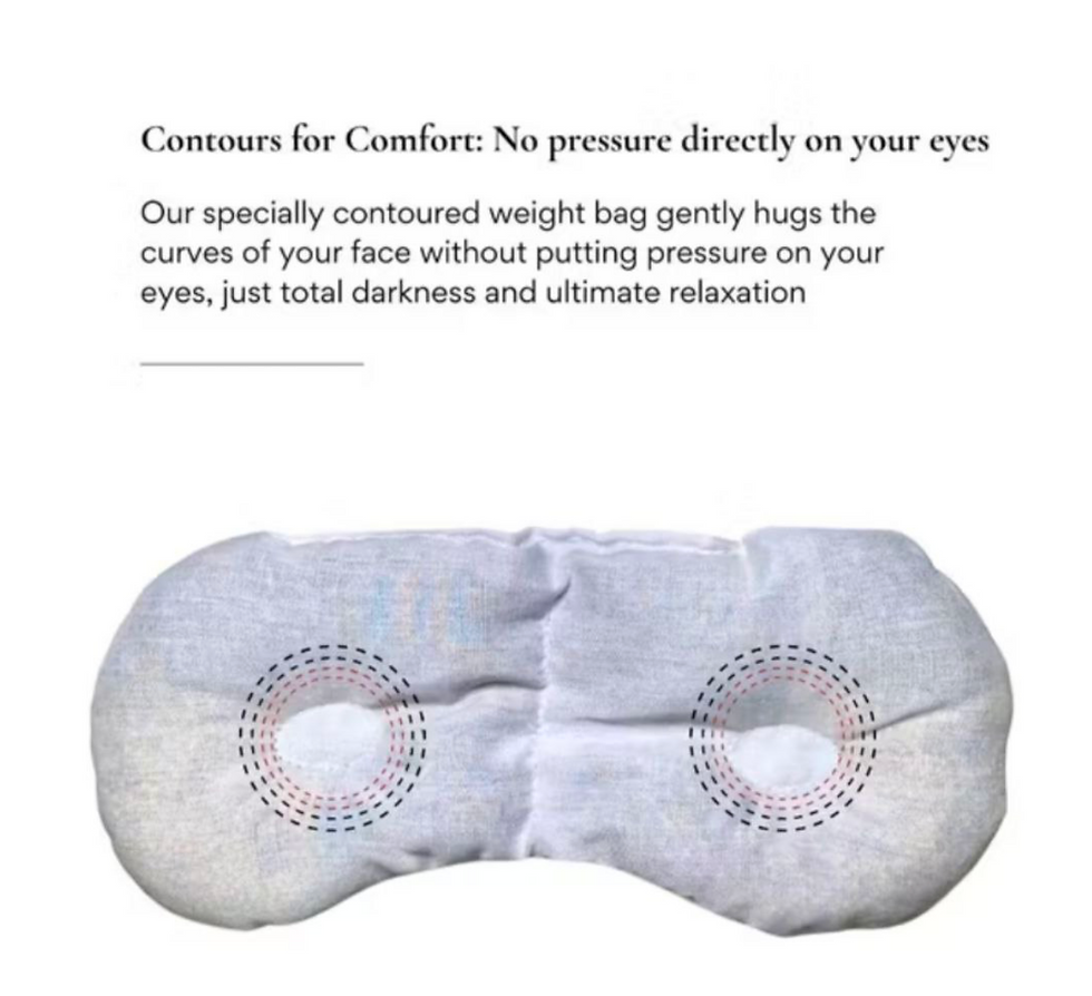 Thumbnail: Weighted Eye Mask | For Sleeping | Deep Relaxation & Stress Relief | Hot & Cold