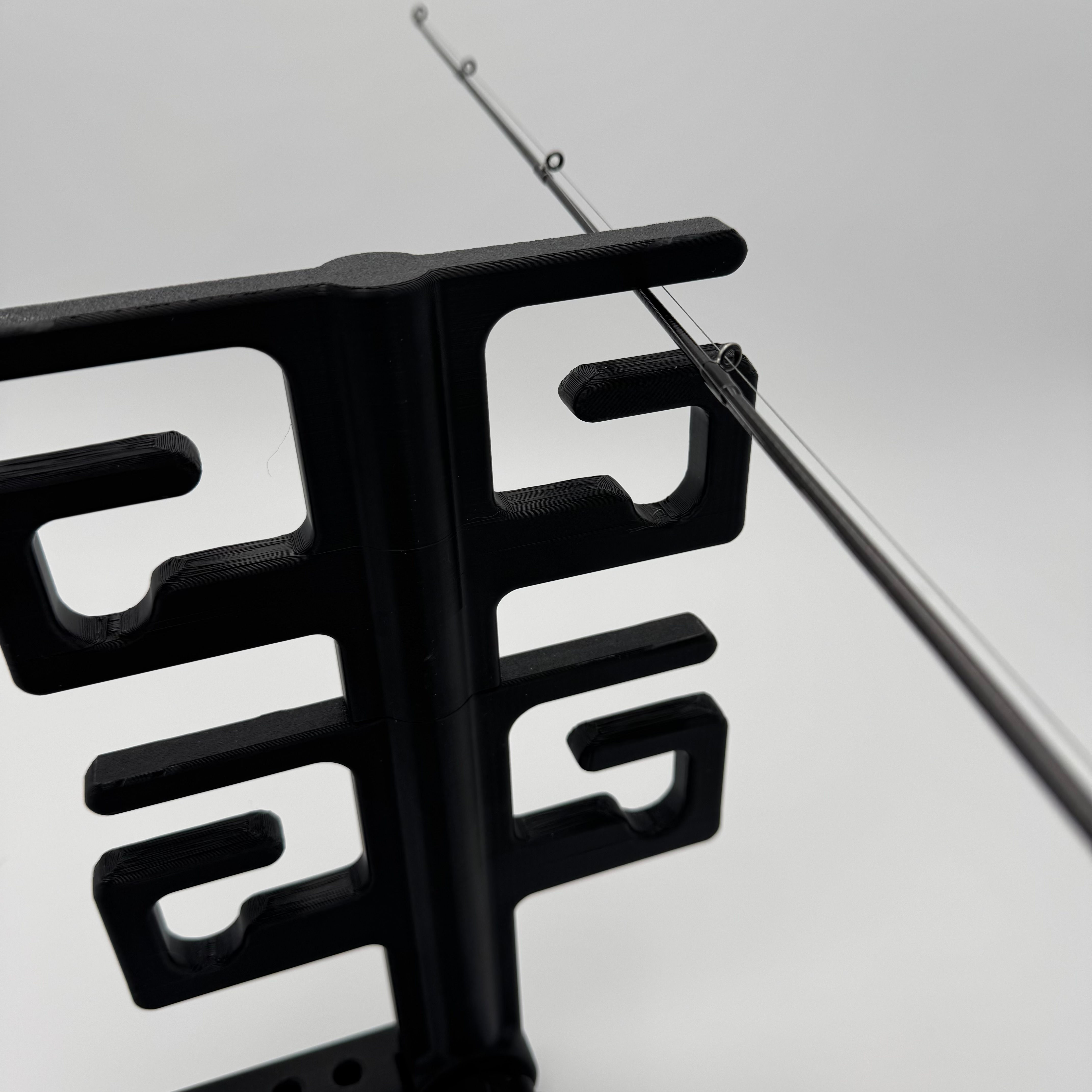 CastClear™ Four-Rod Auto-Locking Horizontal Rod Storage (Patent Pending)
