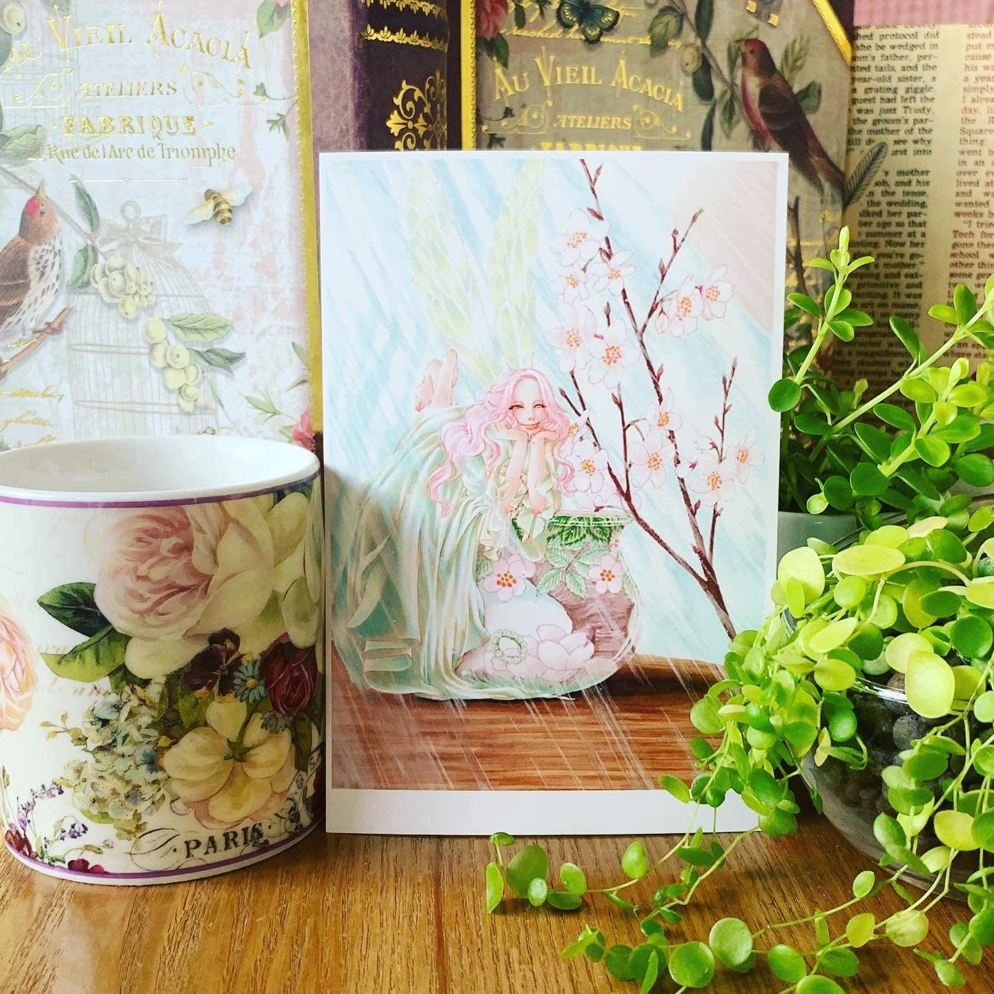 カップの上の妖精　ポストカード