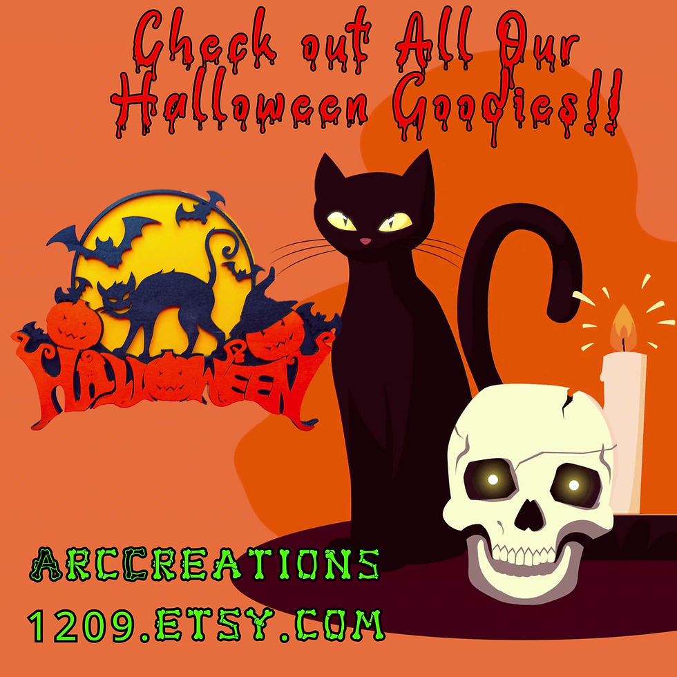 Thumbnail: Video of the Halloween Wall Hanging Spooky Cat.