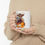 Thumbnail: Highland Cows & Pumpkin White Ceramic Mug
