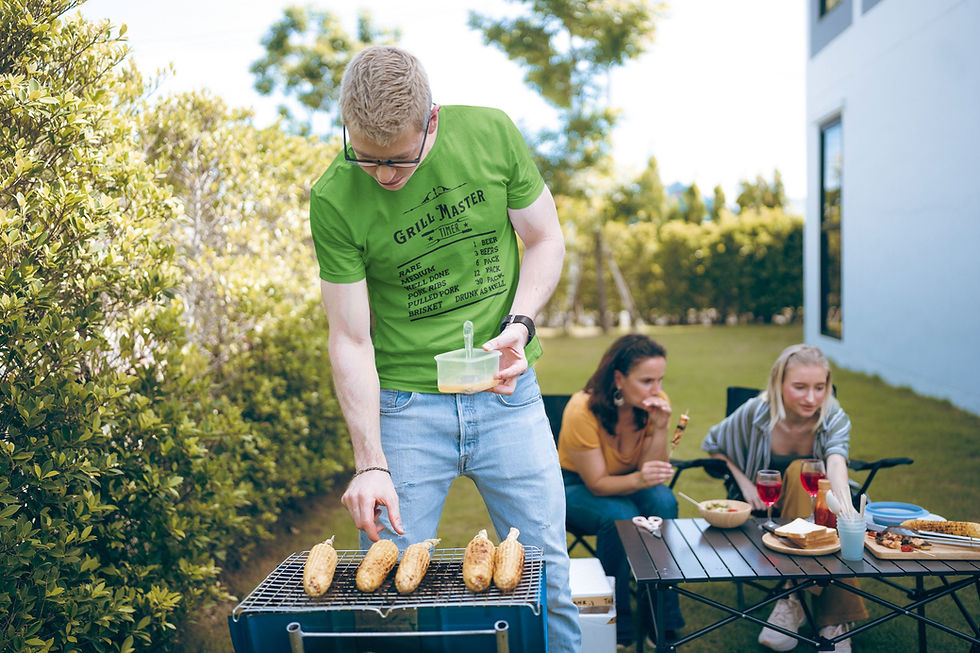 Thumbnail: From Rare to Brisket, this Grill Master Timer T-Shirt will have everyone laughing