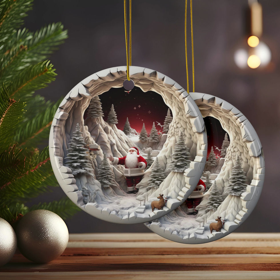 Thumbnail: 3D Santa Ceramic Ornament Video