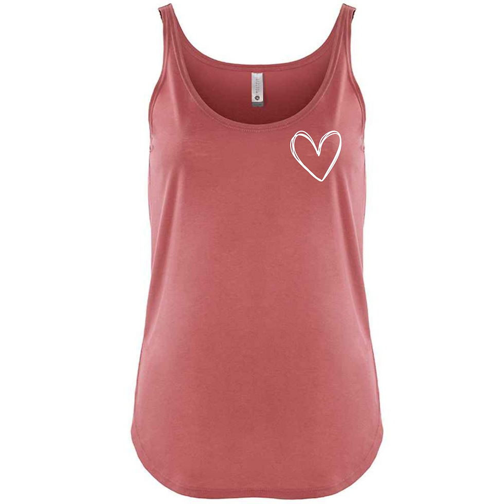 SALE Heart doodle lightweight Vest
