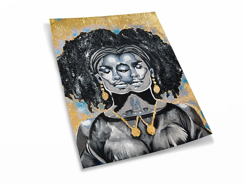 Thumbnail: "One with Source" Satin poster