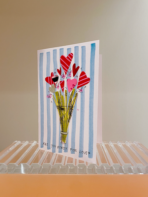 Hand drawn Valentines Cards by Elyse Blackshaw 