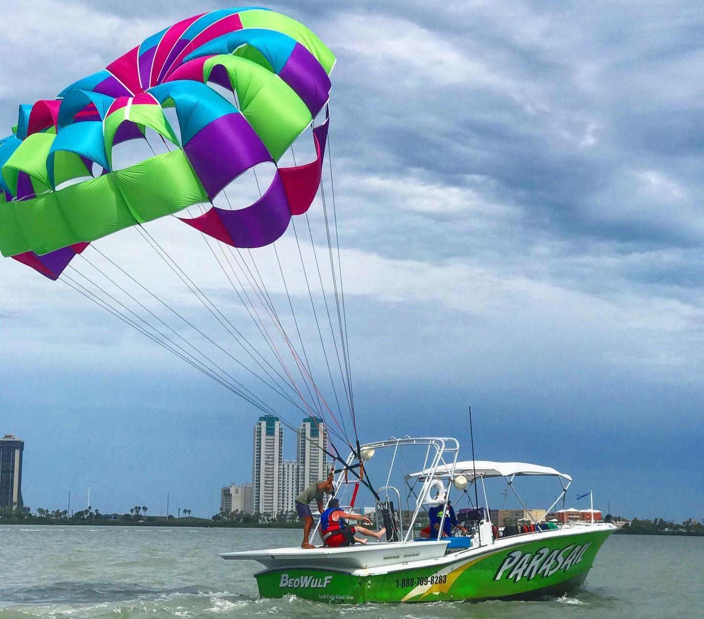 Banana Boat Rides at South Padre Island, Texas