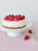 Witte chocolade cheesecake