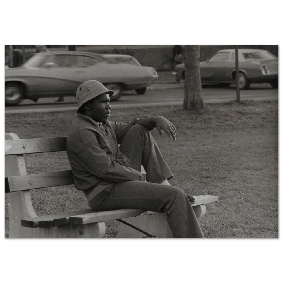 Waiting for a friend.