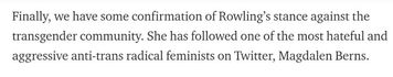 JK Rowling: TERF ????