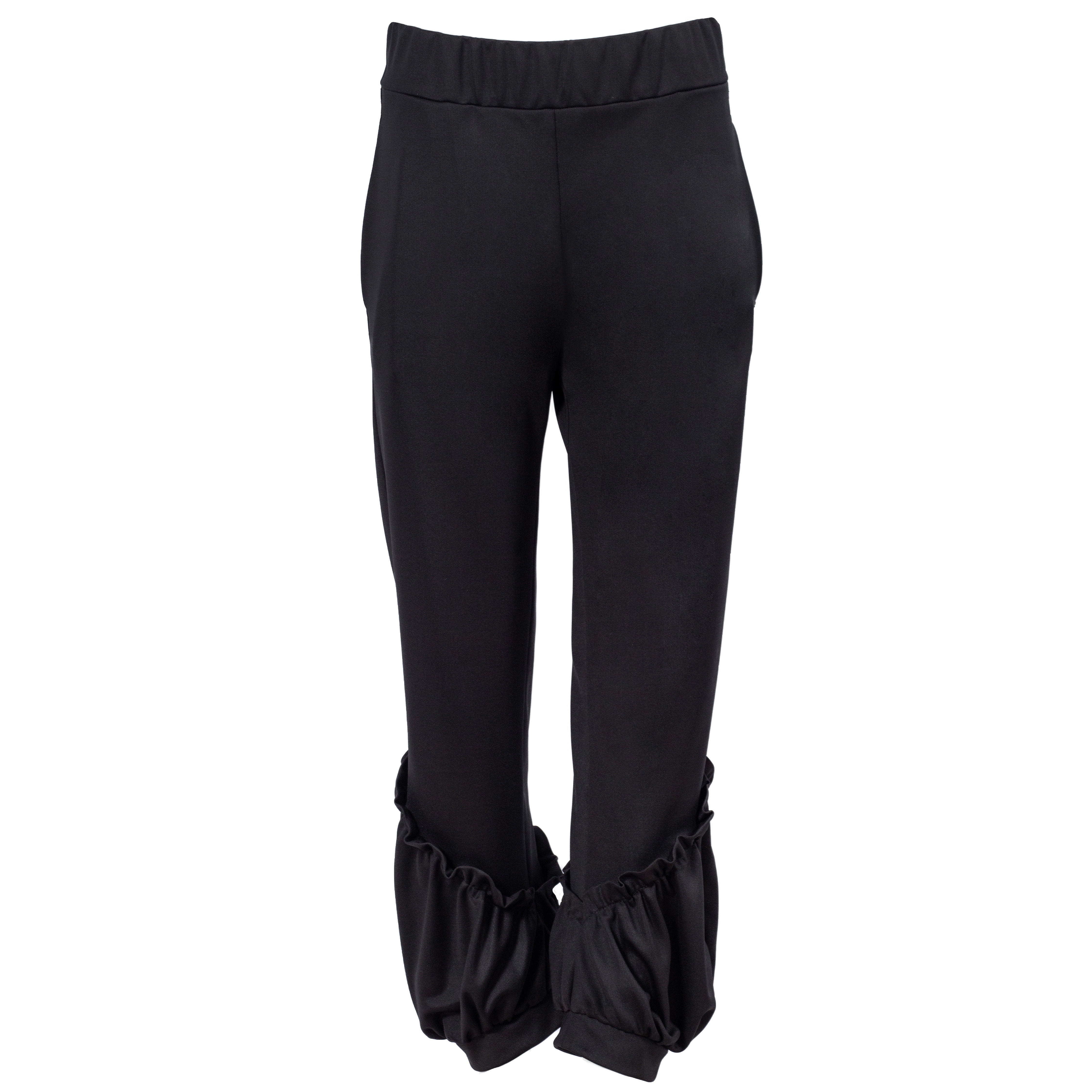 JERSEY WAXED LOOK PANTS