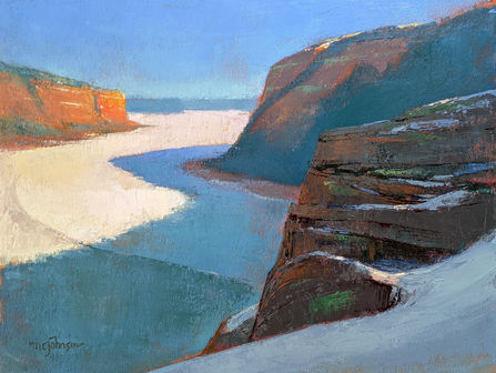 Michael Chesley Johnson, an artist whose work responds to the landscape in a personal way...