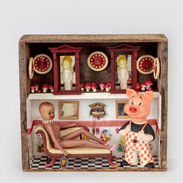 Dwora Fried, 'Recline', mixed media
