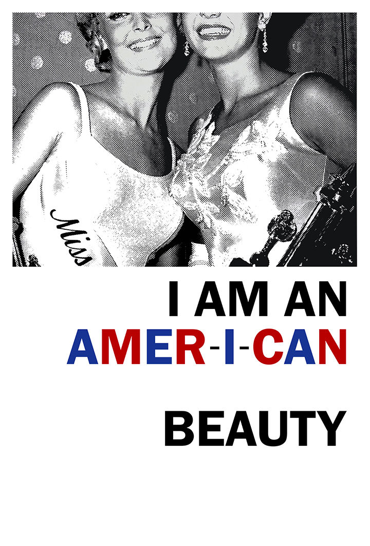'Amer-I-Can Beauty', screen print, 44 x 30 inches