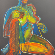 Gesundheit, Susan, Infinite Pride, oil pastel, 30x22.jpeg.jpeg
