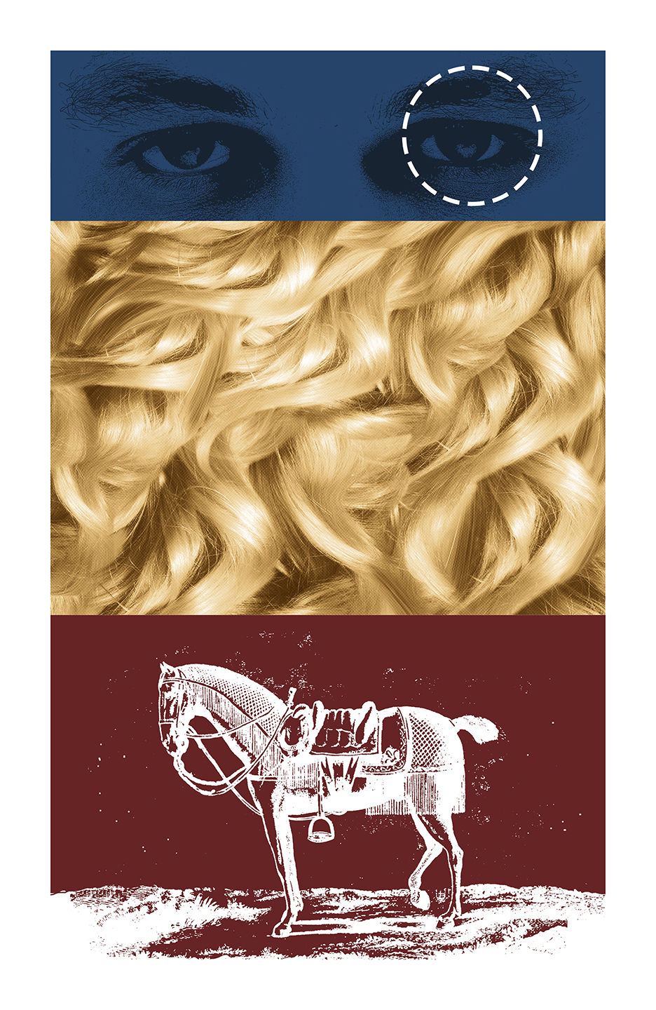 'Godiva' screenprint, 38 x 24 inches.