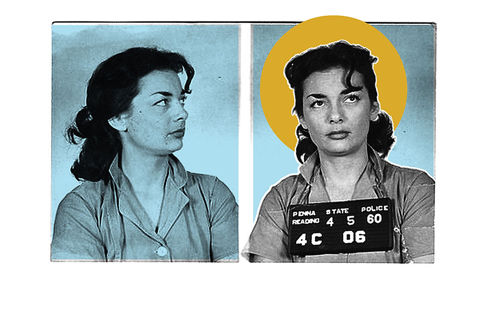 'Martha & Mary', screenprint, 30 x 40 inches.