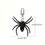 Thumbnail: Red Spot Spider Key Ring