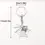 Thumbnail: Spider and Web Key Ring