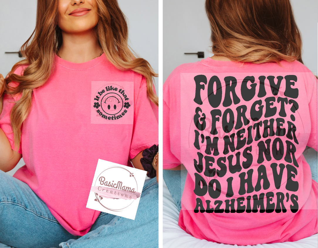 Black Lettering_Forgive & Forget_Tee