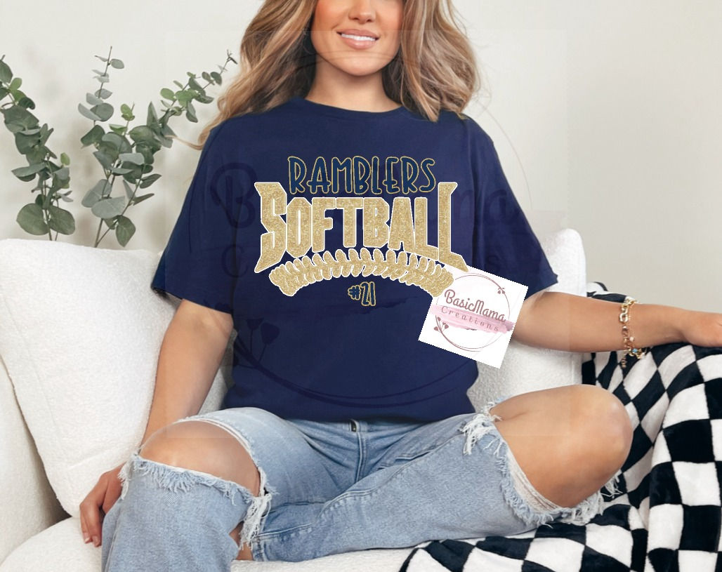 Gold"faux" glitter__RAMBLERS