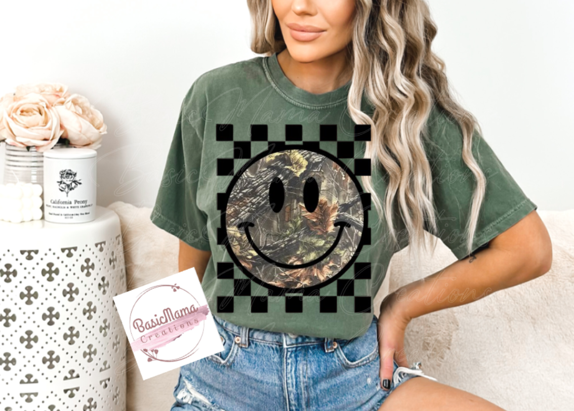 Camo Smiley_Tee