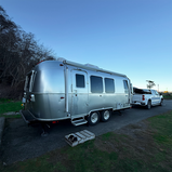 Airstream Globetrotter at Fort Warden State Park