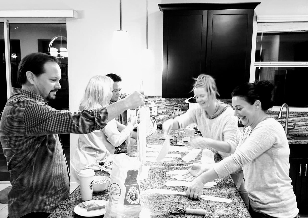 Arranged Food and Objects