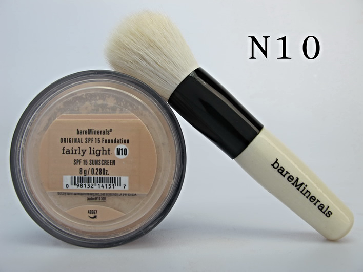 Thumbnail: BareMinerals original SPF 15 foundation with brush