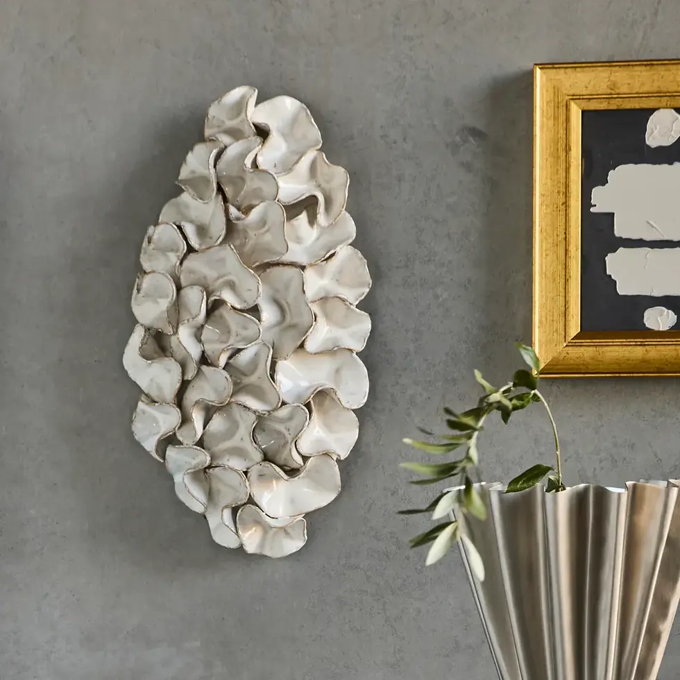 Miniatura: Arte de pared, Fold, color blanco roto - House Doctor