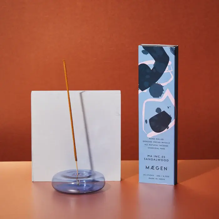 Miniatura: Soporte incienso, Dimple, Azul - Maegen