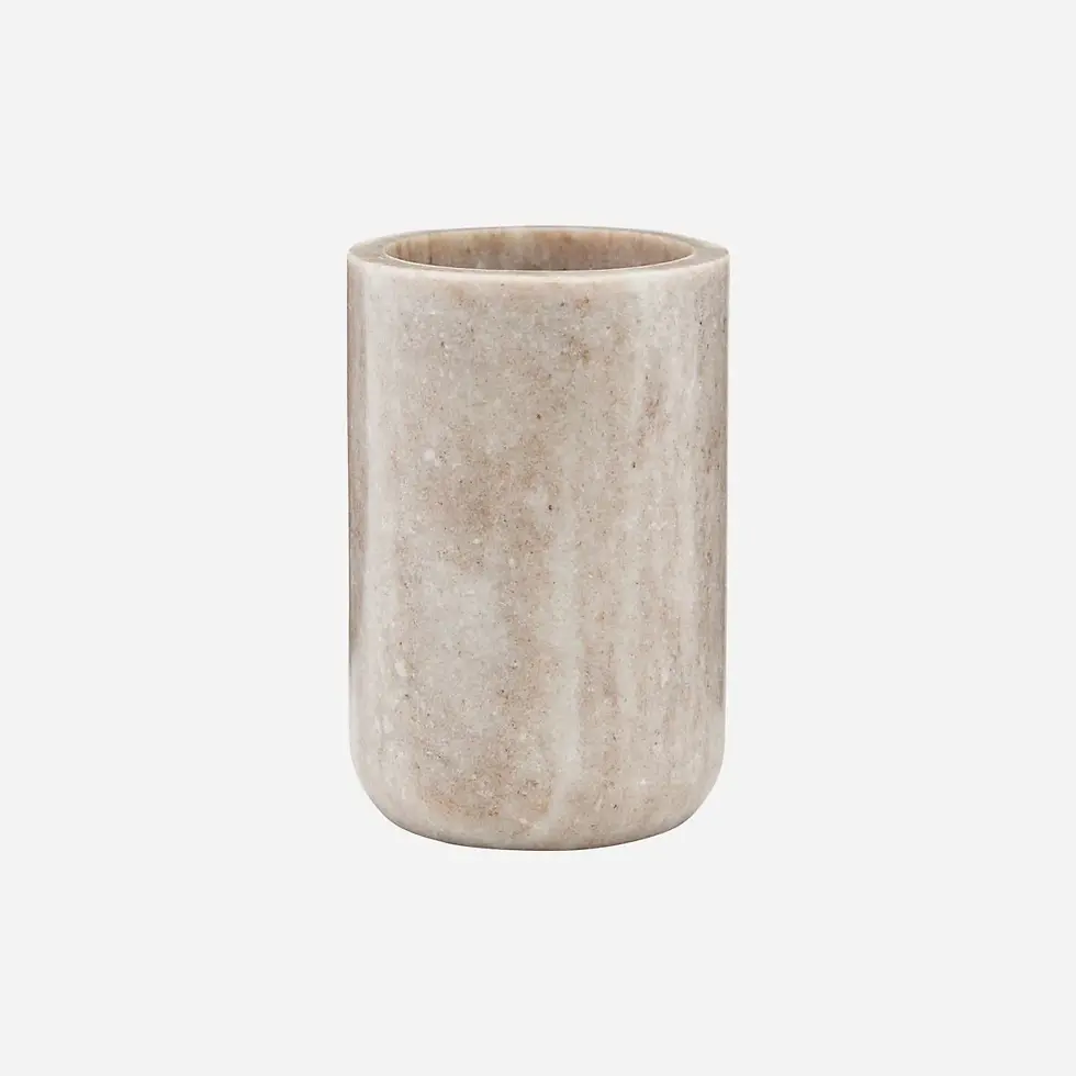 Miniatura: Vaso para baño, Marble, Beige - House doctor